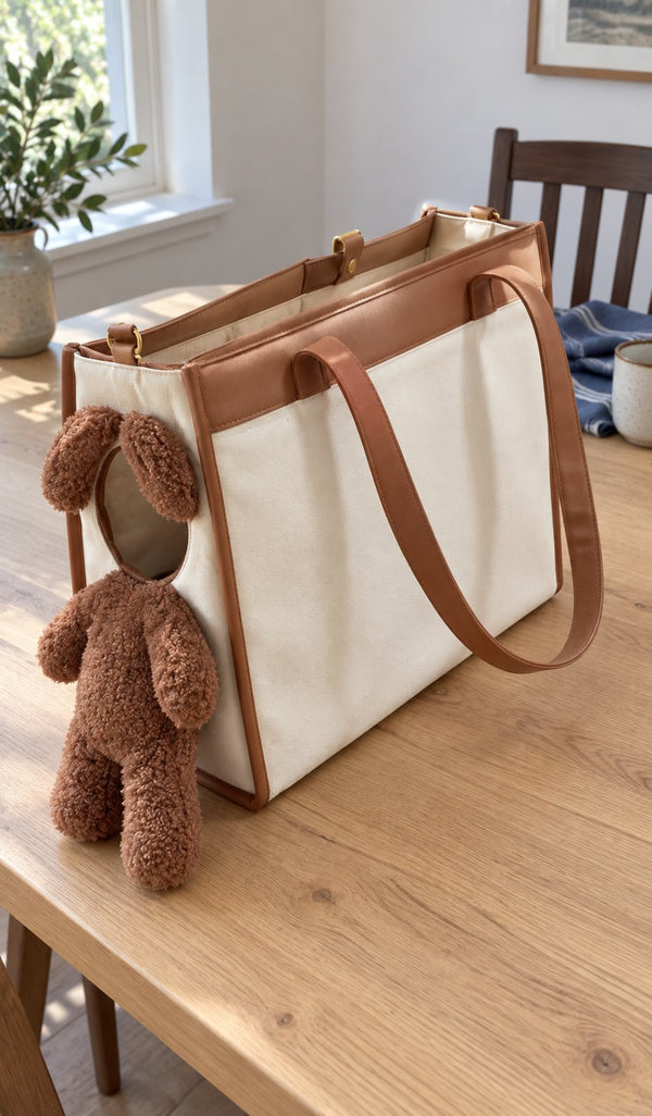 ugc review bag on table